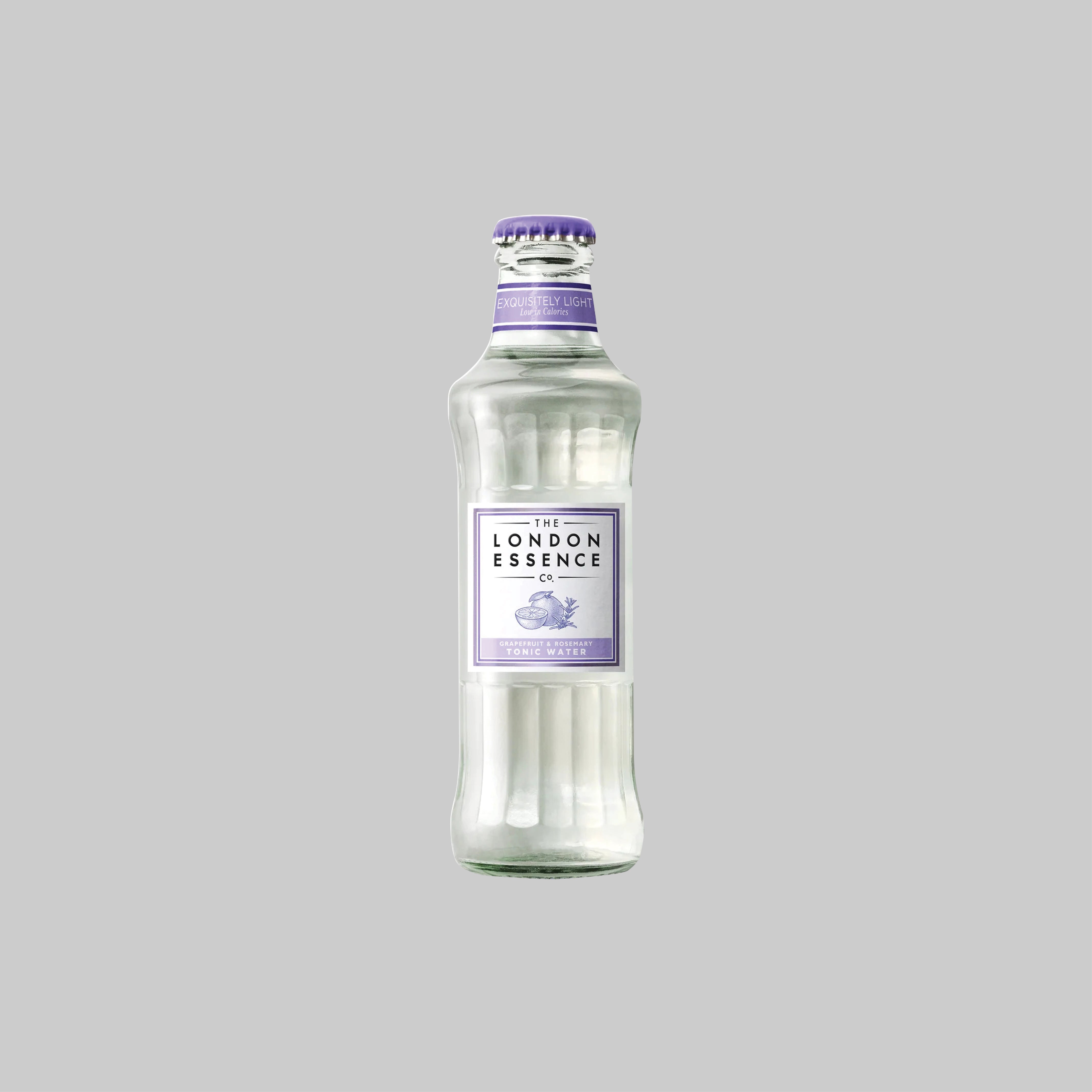 The London Essence Grapefruit & Rosematy Tonic Water Bottle 200ml 0.0% - Time2Drink